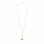 Van Cleef & Arpels Alhambra long necklace, guilloché motif, single motif