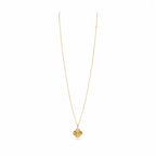 Van Cleef & Arpels Alhambra long necklace, guilloché motif, single motif