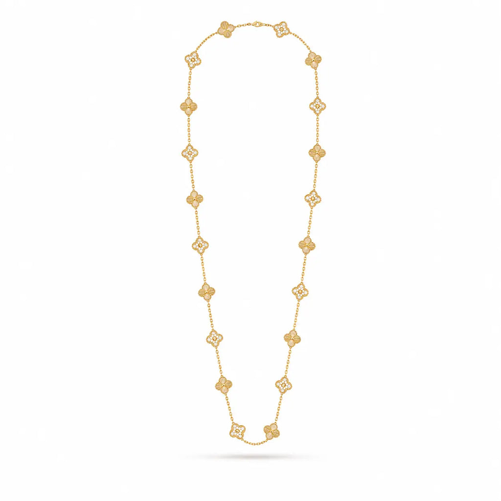 Van Cleef & Arpels Vintage Alhambra 20-motif long necklace