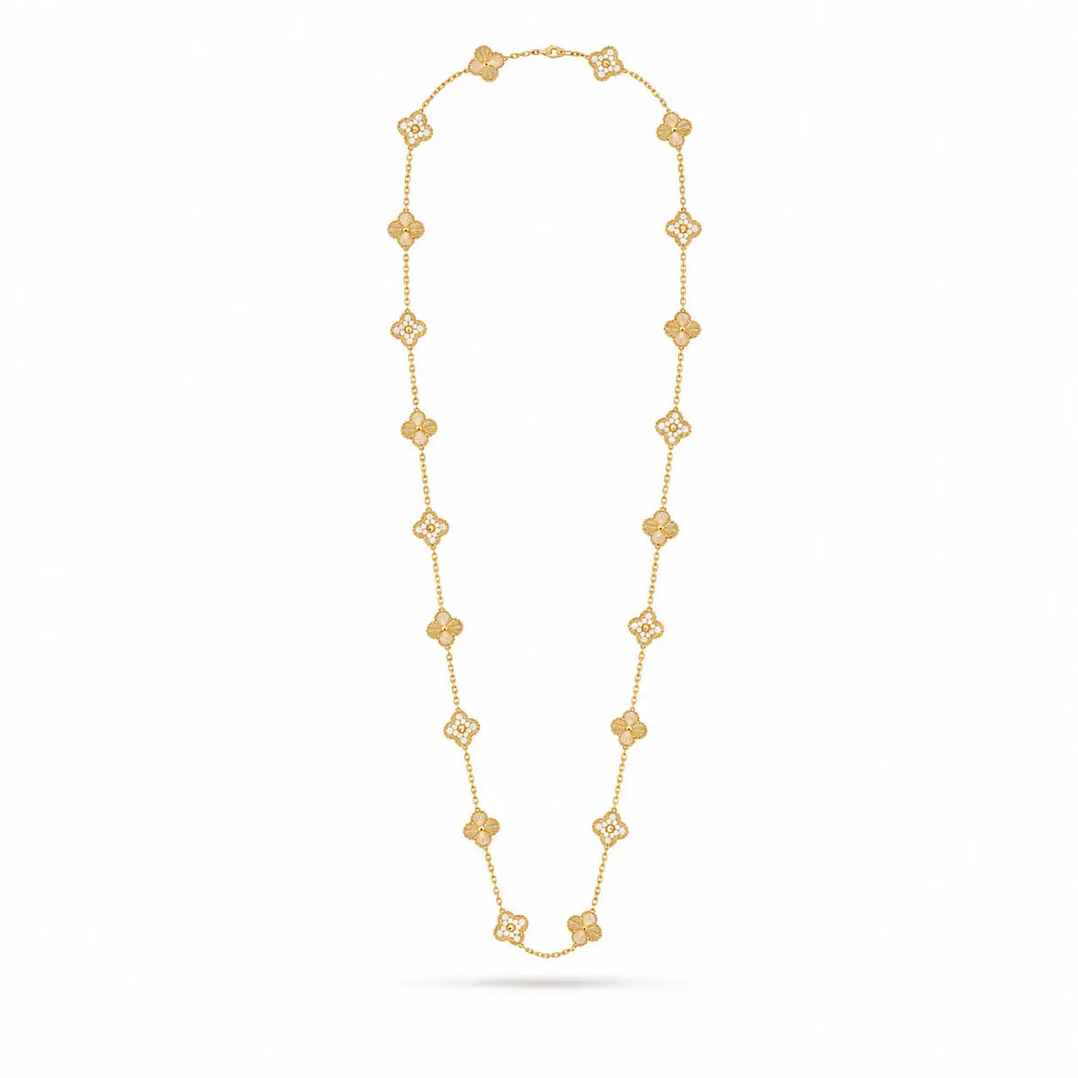 Van Cleef & Arpels Vintage Alhambra 20-motif long necklace
