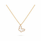 Van Cleef & Arpels Sweet Alhambra butterfly pendant necklace