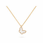Van Cleef & Arpels Sweet Alhambra butterfly pendant necklace