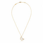 Van Cleef & Arpels Sweet Alhambra butterfly pendant necklace