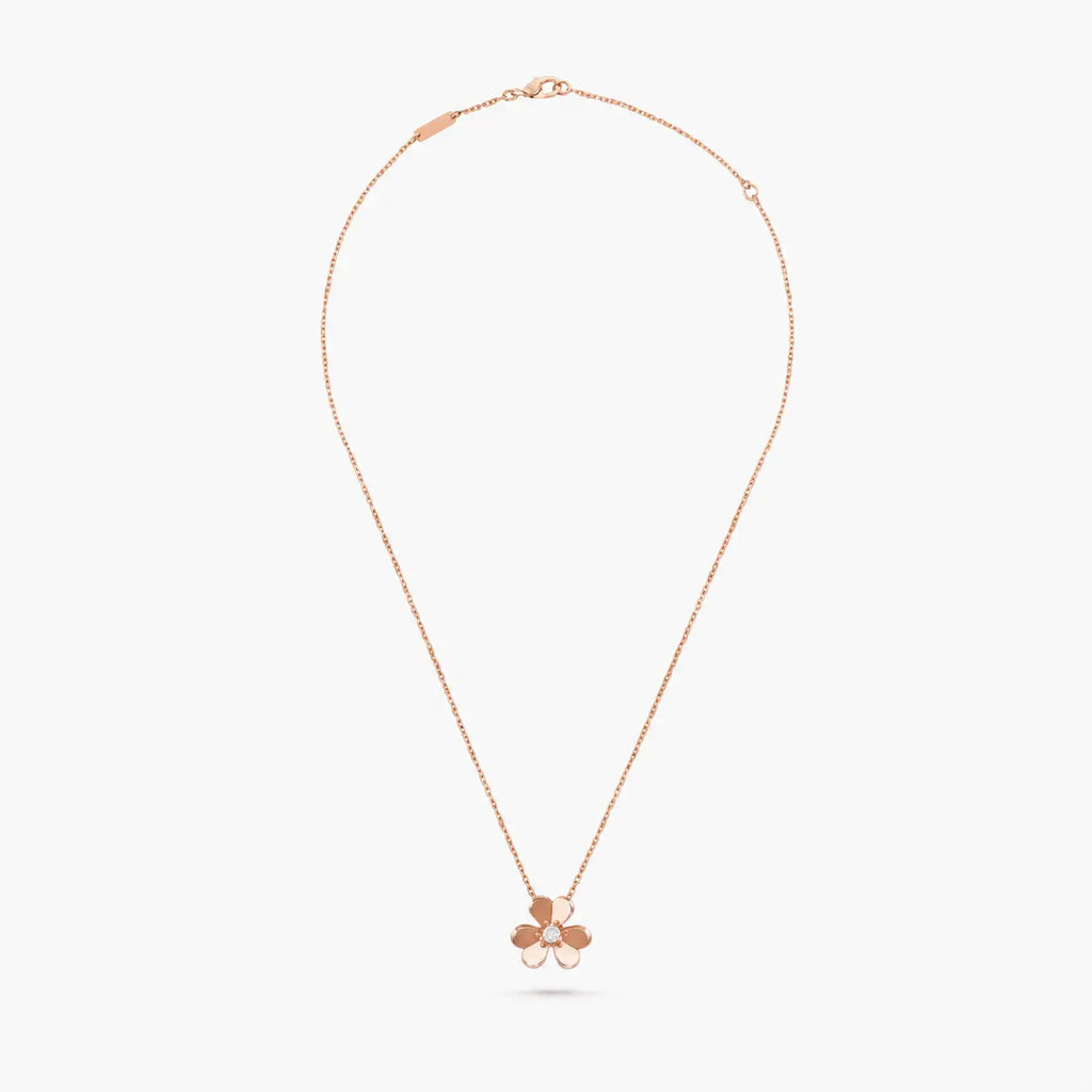 Van Cleef & Arpels Frivole collection flower necklace