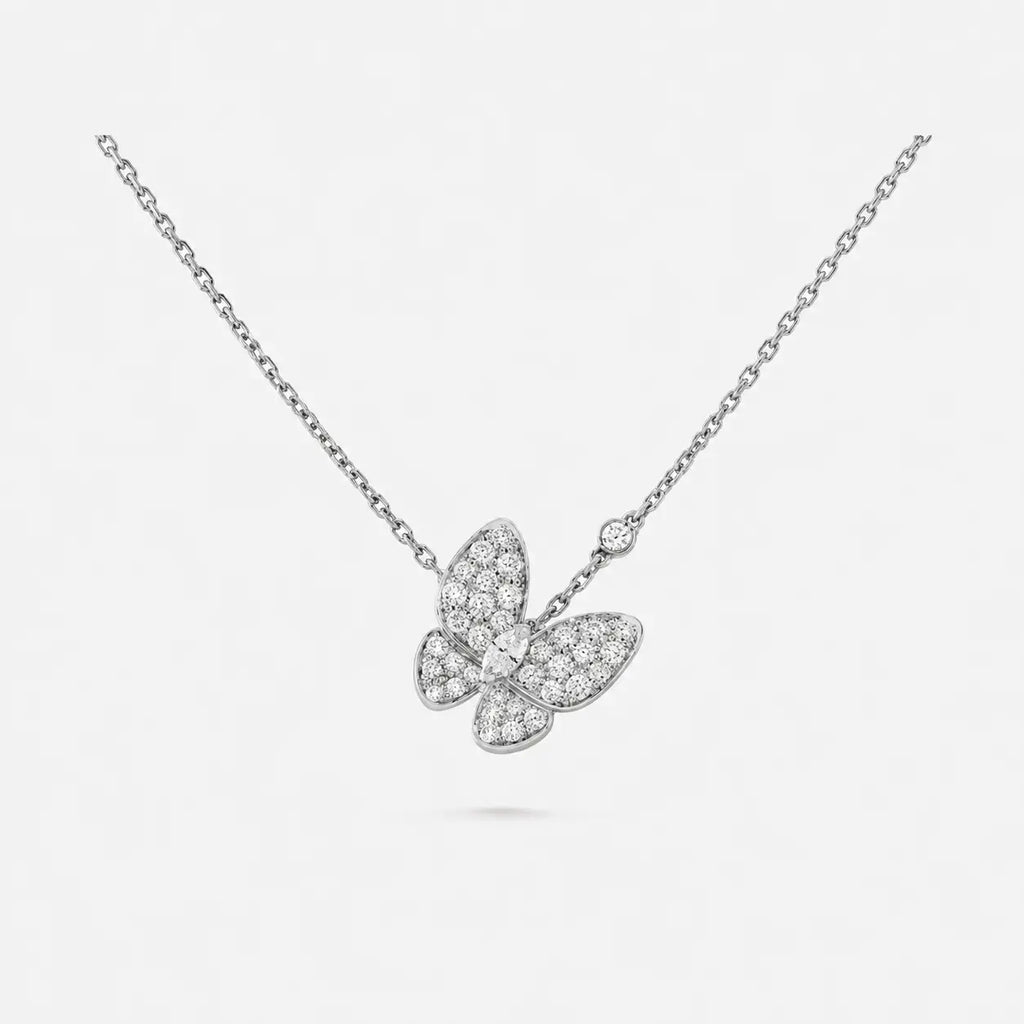 Van Cleef & Arpels Two Butterfly necklace