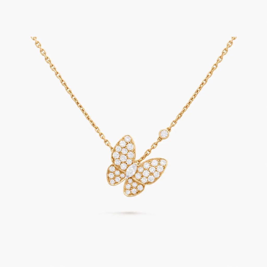 Van Cleef & Arpels Two Butterfly necklace
