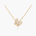 Van Cleef & Arpels Two Butterfly necklace