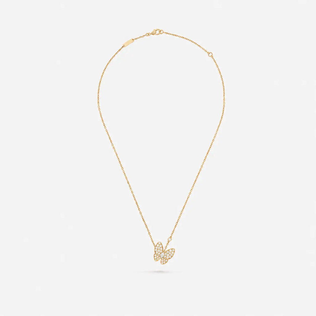 Van Cleef & Arpels Two Butterfly necklace
