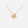 Van Cleef & Arpels Two Butterfly necklace