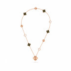 Van Cleef & Arpels Magic Alhambra convertible long necklace and bracelet set