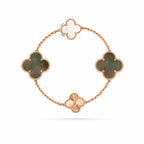 Van Cleef & Arpels Magic Alhambra convertible long necklace and bracelet set