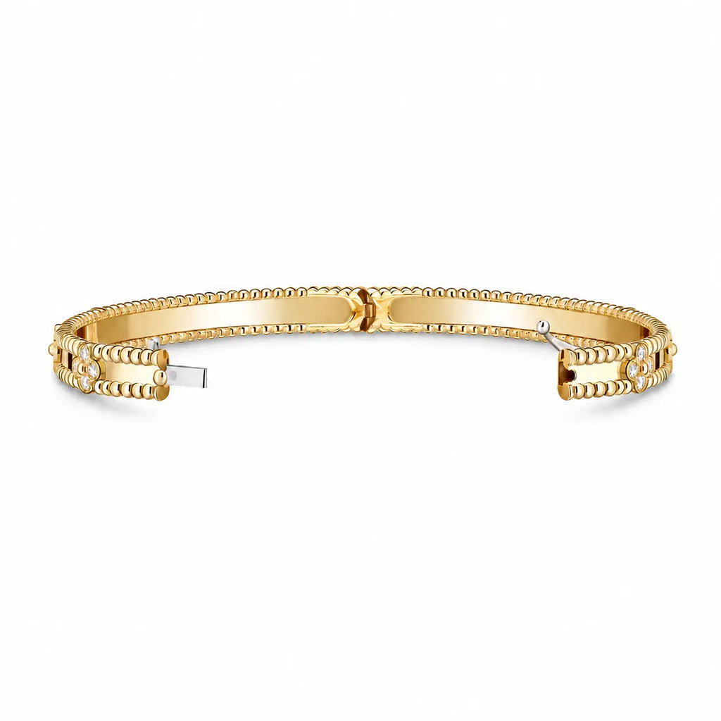 Van Cleef & Arpels Perlée Sweet Clovers diamond bracelet