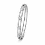 Van Cleef & Arpels Perlée Sweet Clovers diamond bracelet