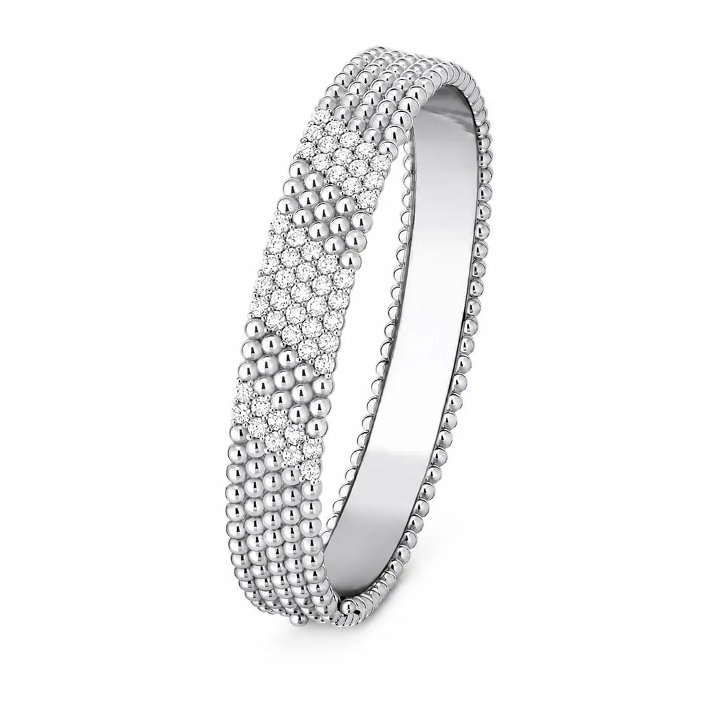 Van Cleef & Arpels Perlée five-row diamond bracelet