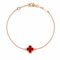 Van Cleef & Arpels Sweet Alhambra carnelian bracelet