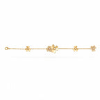 Van Cleef & Arpels Frivole bracelet with five diamond flowers
