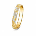 Van Cleef & Arpels Perlée Diamonds collection five-row diamond bracelet