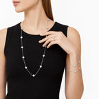 Van Cleef & Arpels Sweet Alhambra bracelet with six pavé-diamond motifs