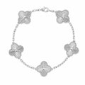 Van Cleef & Arpels Vintage Alhambra guilloché 5-motif bracelet
