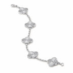 Van Cleef & Arpels Vintage Alhambra guilloché 5-motif bracelet