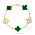Van Cleef & Arpels Vintage Alhambra Five-Flower Bracelet