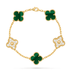 Van Cleef & Arpels Vintage Alhambra Five-Flower Bracelet