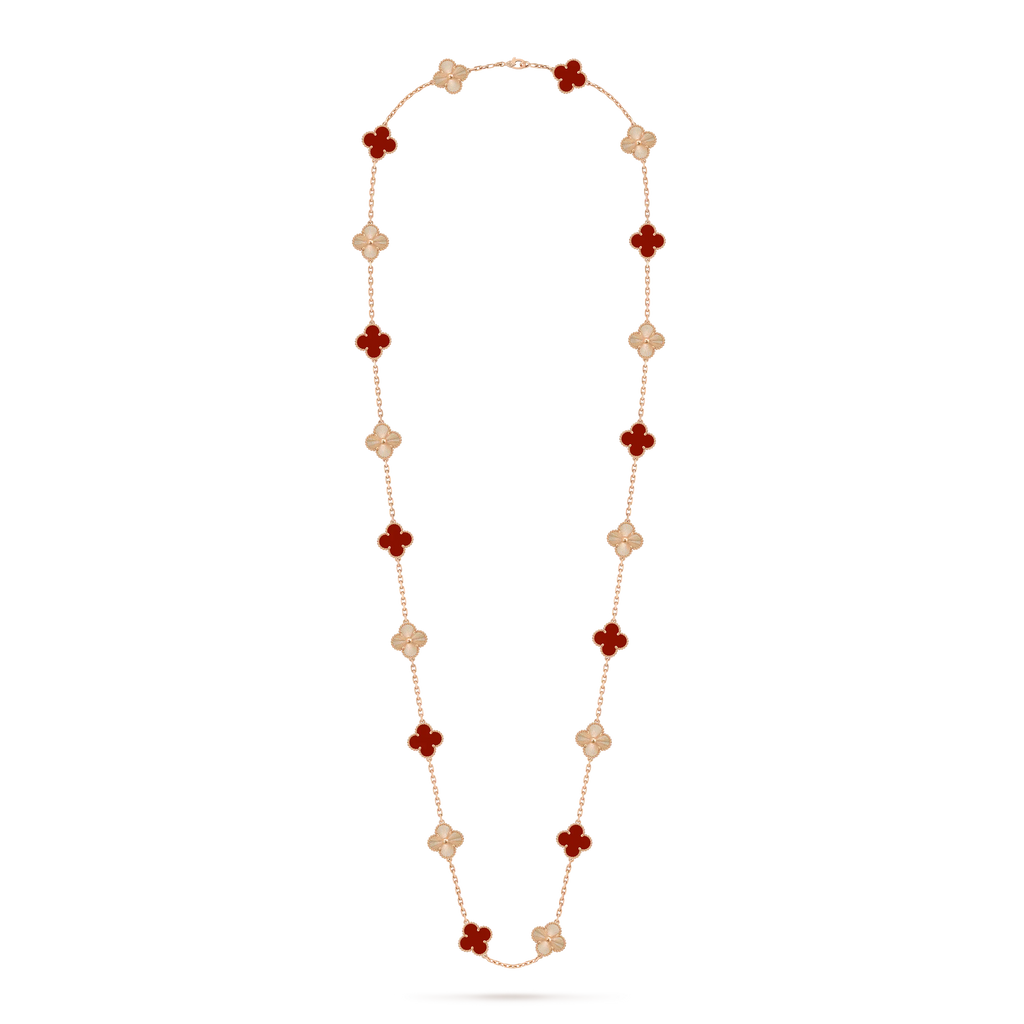 Van Cleef & Arpels Vintage Alhambra Twenty-Flower Long Necklace