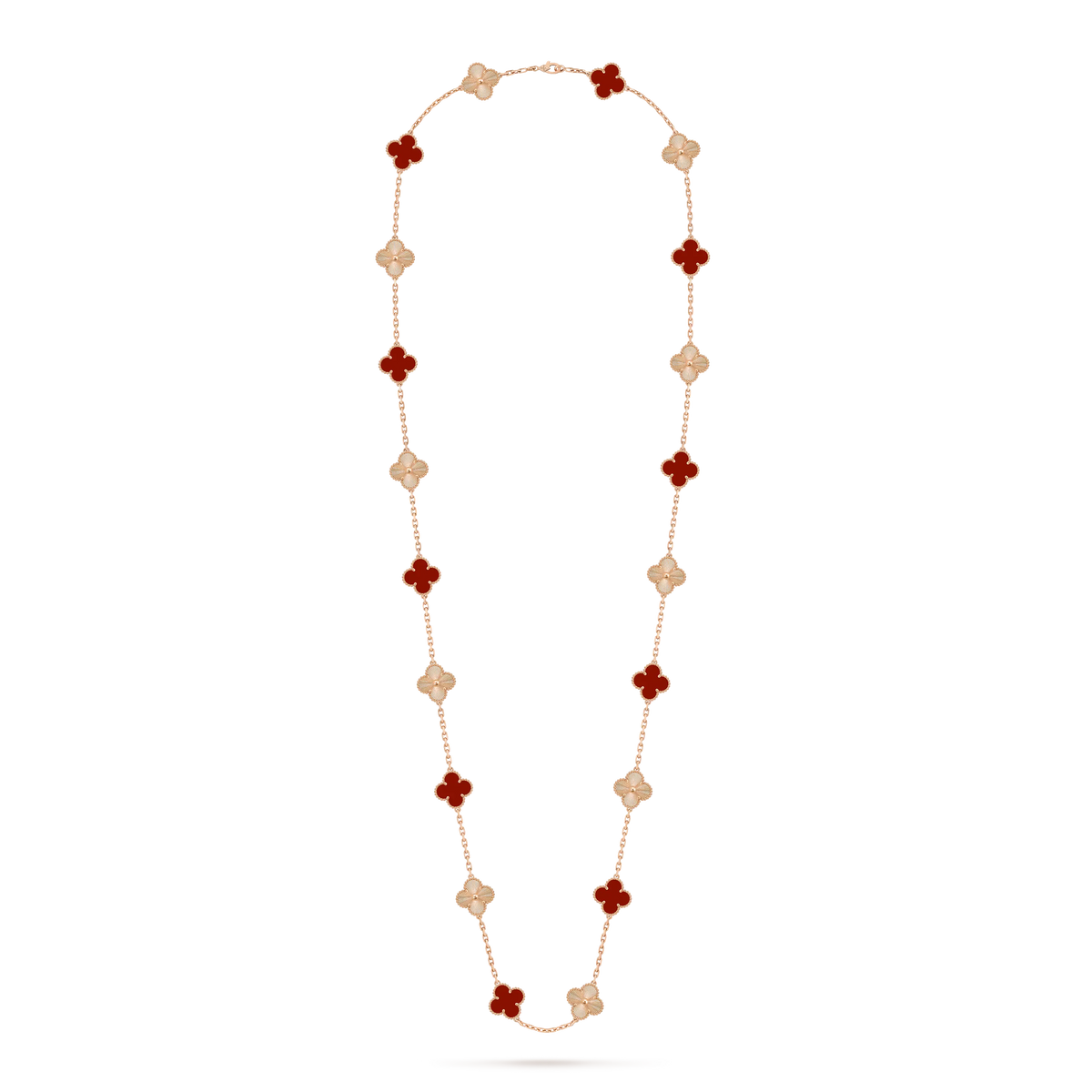 Van Cleef & Arpels Vintage Alhambra Twenty-Flower Long Necklace
