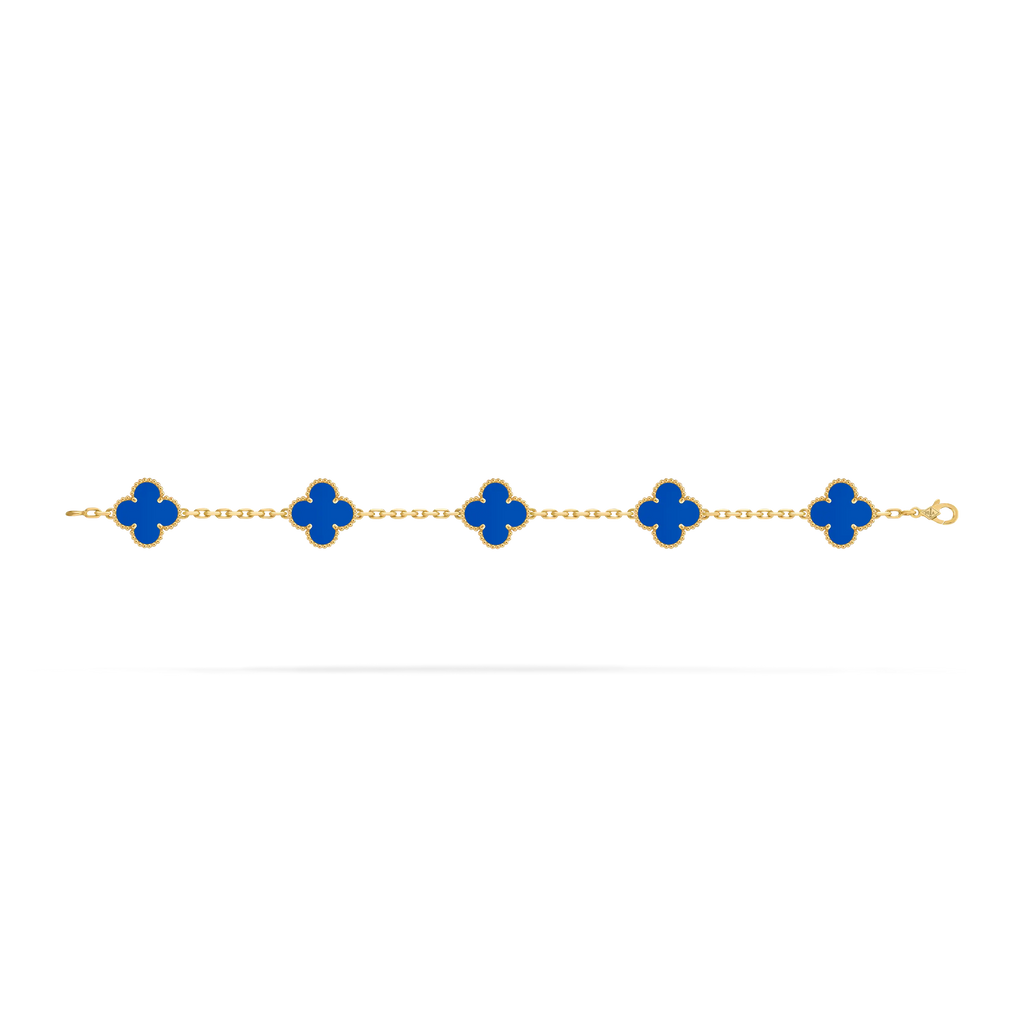 Van Cleef & Arpels Vintage Alhambra Five-Flower Bracelet