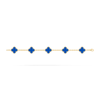 Van Cleef & Arpels Vintage Alhambra Five-Flower Bracelet