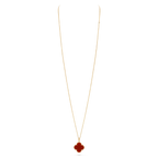 Van Cleef & Arpels Magic Alhambra Carnelian Long Necklace