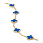 Van Cleef & Arpels Vintage Alhambra Five-Flower Bracelet