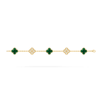 Van Cleef & Arpels Vintage Alhambra Five-Flower Bracelet