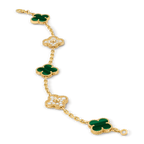 Van Cleef & Arpels Vintage Alhambra Five-Flower Bracelet