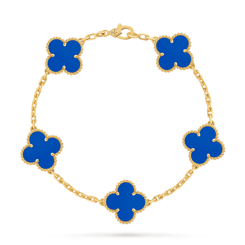 Van Cleef & Arpels Vintage Alhambra Five-Flower Bracelet