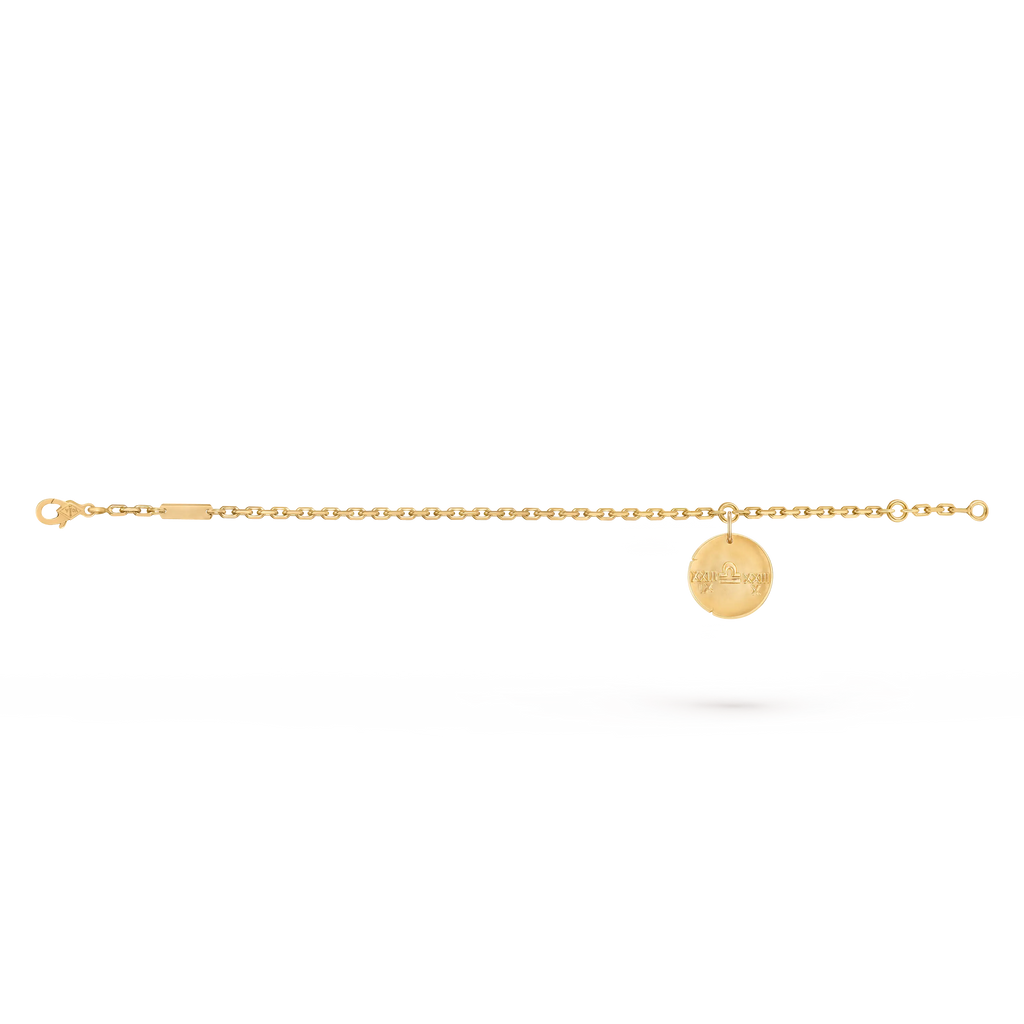 Van Cleef & Arpels Zodiaque Libra Gold Bracelet