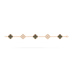 Van Cleef & Arpels Vintage Alhambra Five-Flower Bracelet