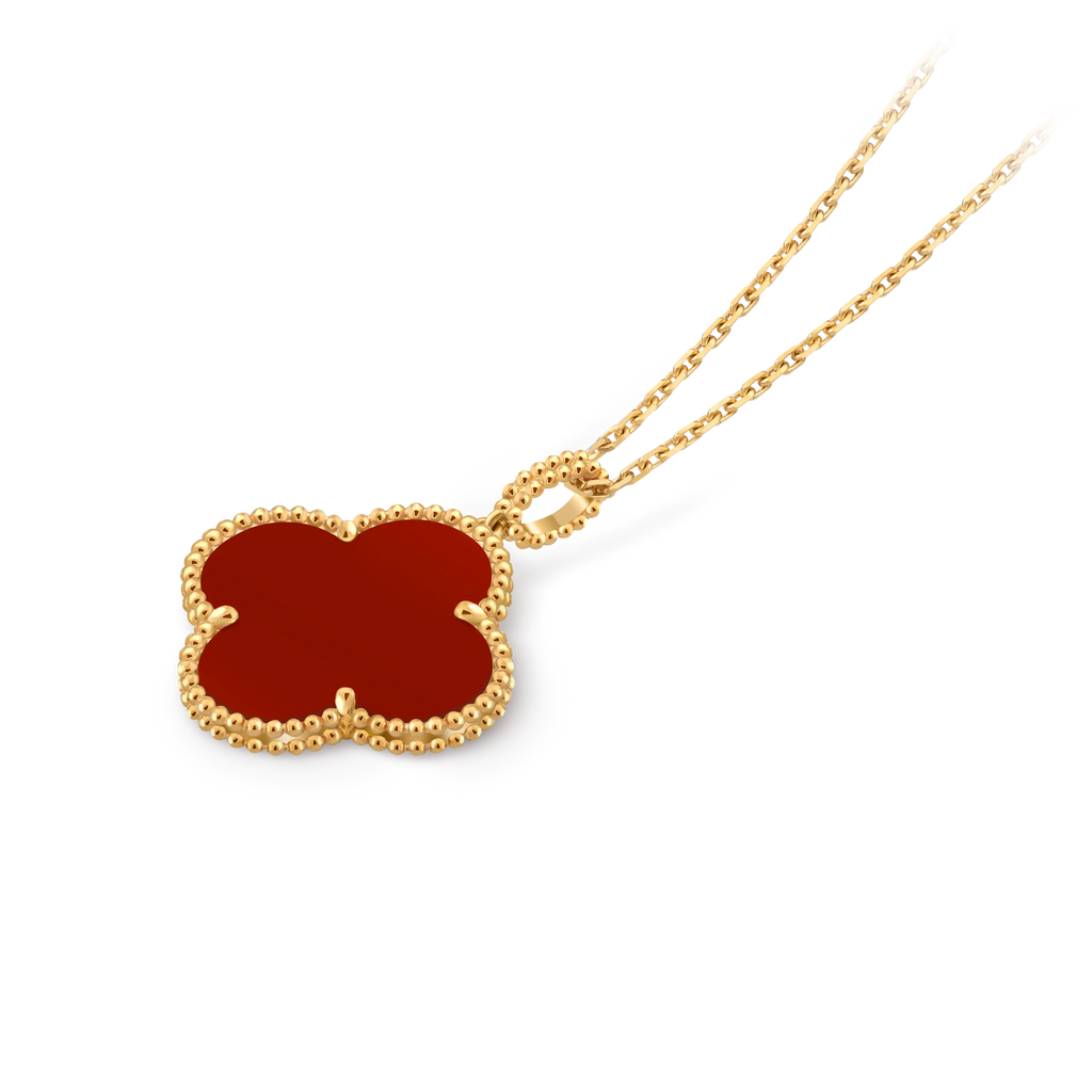 Van Cleef & Arpels Magic Alhambra Carnelian Long Necklace
