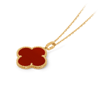 Van Cleef & Arpels Magic Alhambra Carnelian Long Necklace