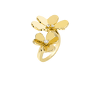 Van Cleef & Arpels Frivole Collection Double Flower Diamond Open Ring