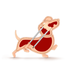 Van Cleef & Arpels Lucky Animals collection dachshund brooch