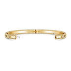 Van Cleef & Arpels Perlée Collection Four-Leaf Clover Bangle with Beaded Edge
