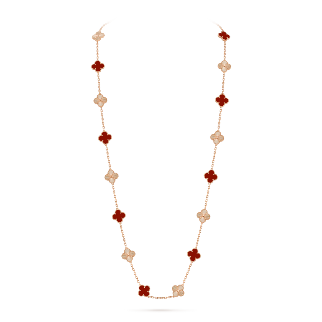 Van Cleef & Arpels Vintage Alhambra Twenty-Flower Long Necklace