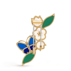 Van Cleef & Arpels Lucky Spring collection butterfly and flower brooch