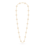 Van Cleef & Arpels Vintage Alhambra Collection 20-Flower Long Necklace