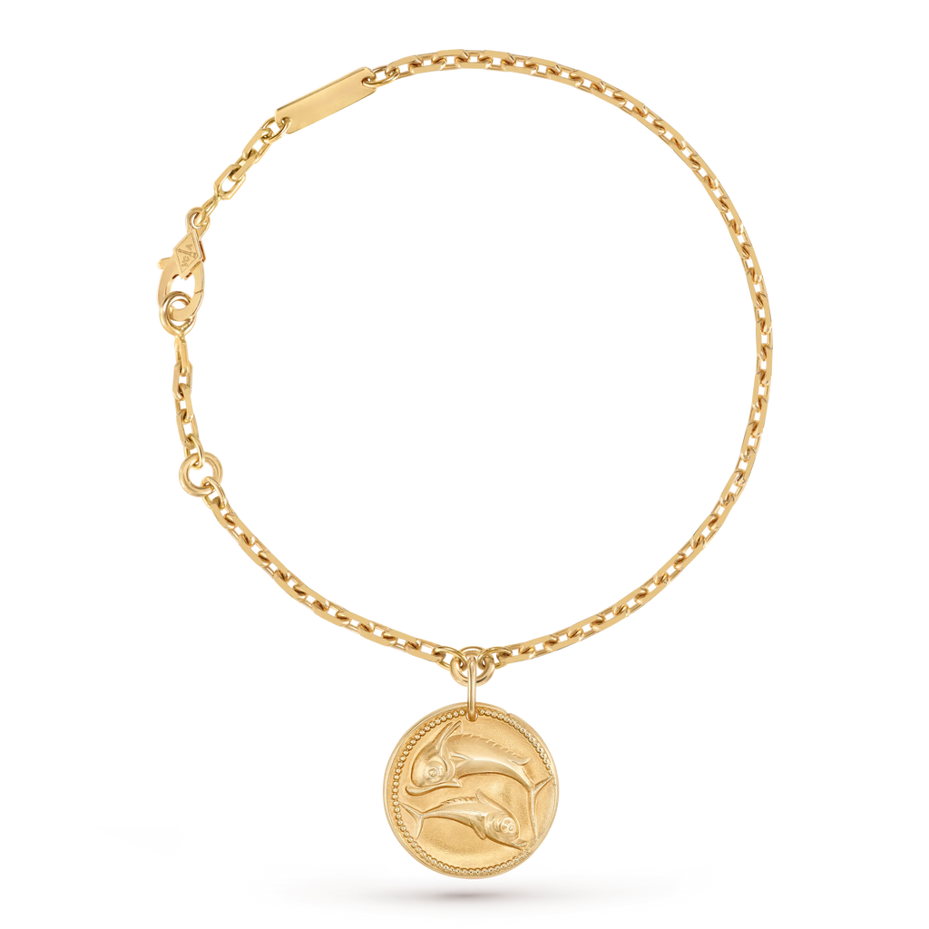 Van Cleef & Arpels Zodiaque Pisces Gold Bracelet