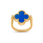 Van Cleef & Arpels Vintage Alhambra Reversible Ring