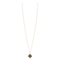 Van Cleef & Arpels Alhambra Four-Leaf Clover Collection Grey Mother-of-Pearl Necklace