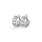 Van Cleef & Arpels Perlée Collection Four-Leaf Clover Hoop Earrings