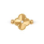 Van Cleef & Arpels Vintage Alhambra Reversible Ring